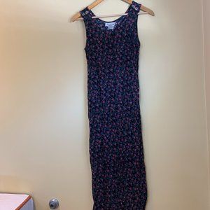 Vintage Floral Long Dress (small)